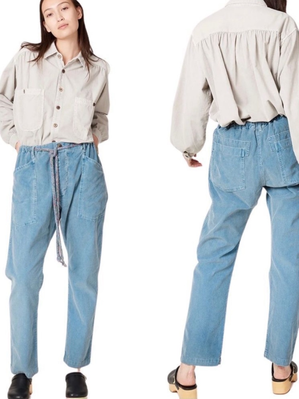 Dr Collectors P38 Drawstring Corduroy Pants Size XS